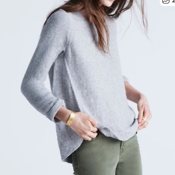Madewell Sweaters - Madewell Riverside Gray Women's Sweater